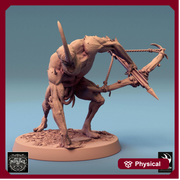 Putrid Fiend Demon, Flesh Golem Eldritch Horror, DnD Unpainted Miniature| 28mm, 32mm (proxy size),54mm,75mm,100mm Scales Dungeons & Dragons - Only-Games