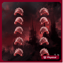 Crimson Wings Shoulder Pads Set x10