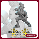 Pinkie - Halfling Bard (32mm scale presupported miniature)