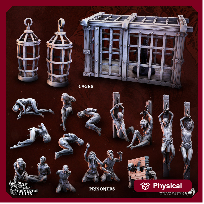 Prisoners & Cages | Bestiarum | Wargaming DnD Miniatures