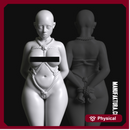 Sub Series 92b - Naked & Shibari Japanese Rope Bound Female Prisoner Slave