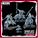 Pig boy riderz mob 'A' (4 physical miniatures)