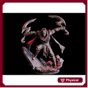 Human Rogue Assassin Miniature | Dual Scythe Soulblade PC NPC | UNPAINTED Resin - Only-Games