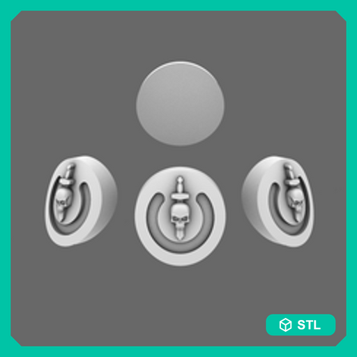 Kill Circuits Knight Shoulder Symbols - Only-Games