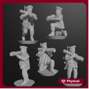 10 & 15mm Soviet VDV Infantry with RPG-18s (10 models)