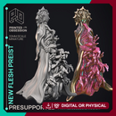 New Flesh Preist - Horror Monster -  PRESUPPORTED - Illustrated and Stats - 32mm scale