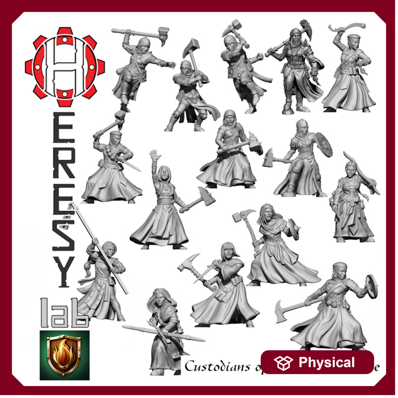XXX Templar Flame Nuns - Custodians of the Sacred Flame Warband