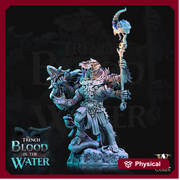Sahuagin Priest Mutant | Resin Miniature | Dungeons and Dragons | 28mm,32mm,75mm Scales | Pathfinder Sea Devil humanoid | D&D 5e | - Only-Games