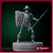Skeleton Army Spearman w/ Shield - Only-Games