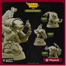 Ranger Toads - Jungle Toads - CastNPlay - Terrain Wargaming D&D DnD 28mm 32mm 40mm 54mm