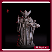 Cleric Cultist, Archmage Dark Wizard, Warlock | 28mm | 32mm |54mm |75mm |100mm Scale- Player Character Mini - D&D 5e Pathfinder Figurine FOG - Only-Games