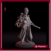 Female Artificer, Wizard, Warlock, Sorcerer | 28mm, 32mm,75mm Scales | 100mmTall | Player Character Mini- D&D 5e Pathfinder | Flesh of Gods - Only-Games