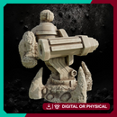Cosmic Sentinel Turret - Sci-Fi Defense Emplacement STL for Wargaming