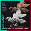 Abyssal Turky - Elemental Familar - PRESUPPORTED - 32mm scale