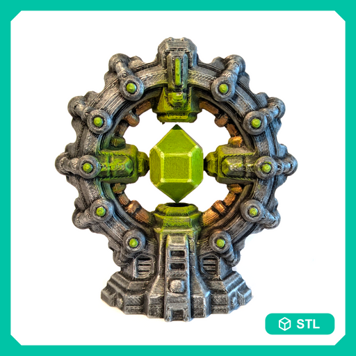 Alien Power Core FDM Objective Marker and Sci-Fi Tabletop Terrain STL - Only-Games