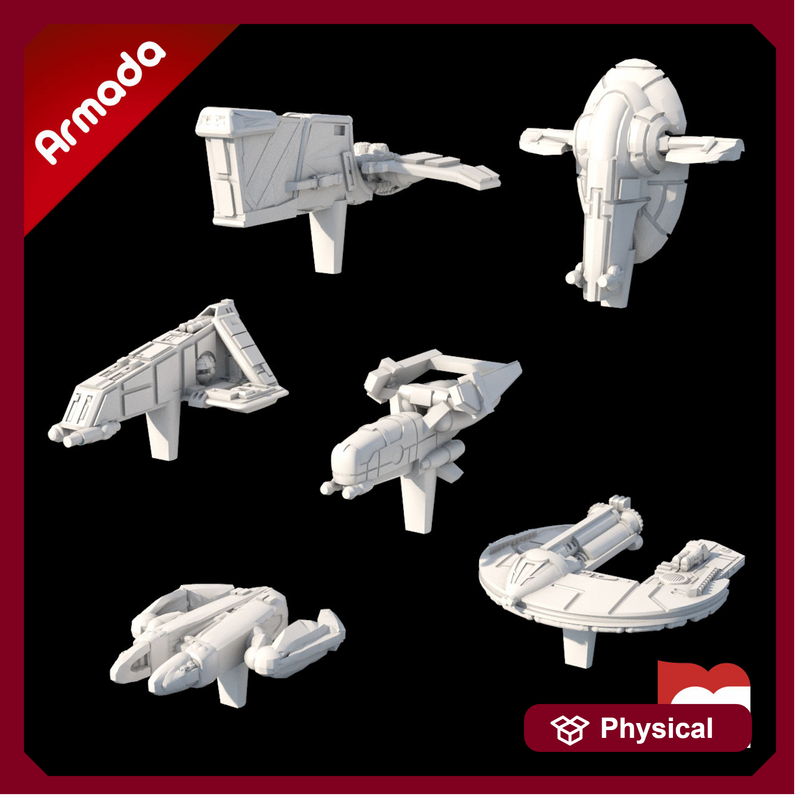 (Armada) Bounty Hunters Ship Set I - Only-Games