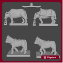 6-15mm Mule & Ox Teams (Napoleonic Artillery Train Expansion)