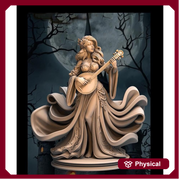 Human Female Bard, Rogue Arcane Trickster, Thief PC NPC Miniature NSFW Topless versions | 28mm,32mm,54mm,75mm,100mm Scales |DnD 5e - Only-Games