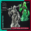 Slime Fighter - Humanoid Slime Monster -  PRESUPPORTED - Illustrated and Stats - 32mm scale