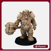 Ogre Crusher Resin Miniature - One-handed Hammer Option 2 - "The Ogre Wars" - Only-Games