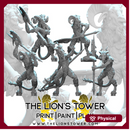 Infernal Goatmen (Set of 5 x 32mm scale presupported miniatures)