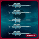 Scylla Sniper Rifles Set x5