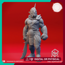 Hobgoblin Halberdier - Book of Beasts - Tabletop Miniatures (Pre-Supported)