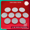 Basing Toppers - Cobble - 32mm (Pre-Supported)