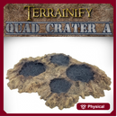 Quad Crater A: Blast Craters Terrain Set