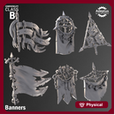 Banners - Design Option 1. Renegades and Heretics. Compatibility Class B.
