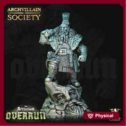 Dwarf Fighter Paladin with Battle Hammer | Dungeons and Dragons|28mm,32mm,54mm|75mm|100m Scales | Pathfinder Mini for Painting | Archvillain - Only-Games