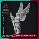 Deva Castellan - Celestial knight - PRESUPPORTED - heaven hath no fury - 32 mm scale