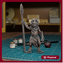 Frogfolk Spearman 04 - 32mm - DND - Pathfinder