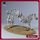 Plains Zebras Fighting 1/43