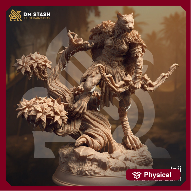 Tabaxi Ranger Rogue Fighter Sharpshooter Miniature | 28mm, 32mm,54mm,75mm, 100mm Scales | Dungeons and Dragons  5E | DM Stash - Only-Games