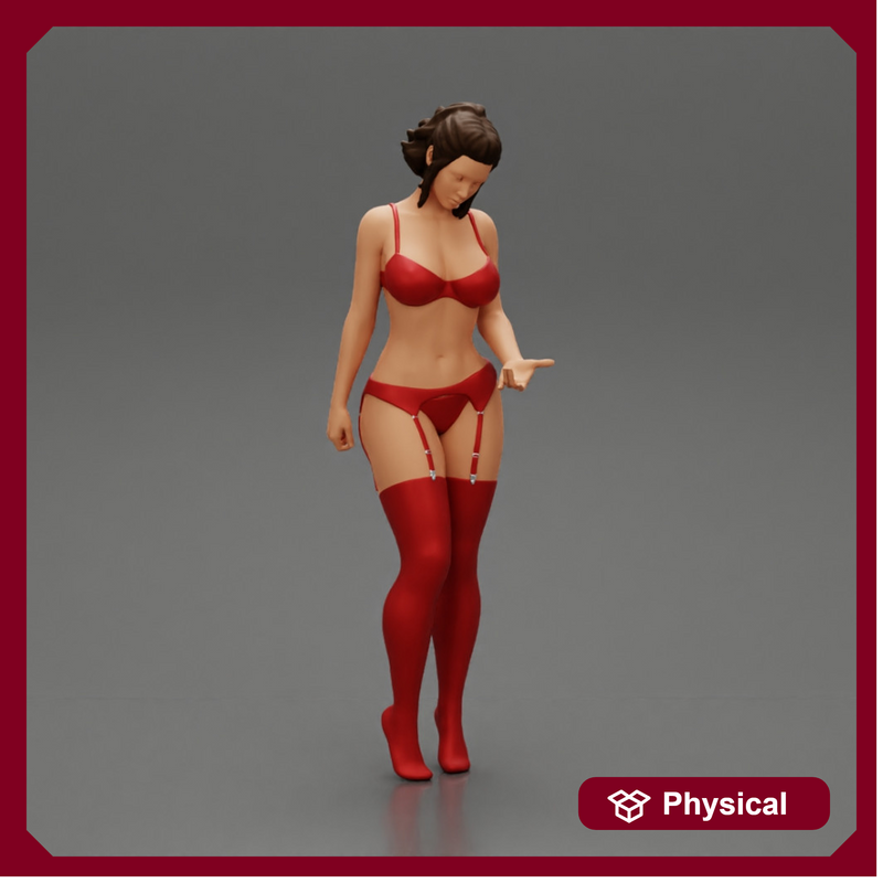 Sexy Girl standing in lingerie bikini