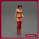 Sexy Girl standing in lingerie bikini