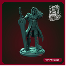 Stinger Renard - Cyberpunk Street Samurai - 54mm
