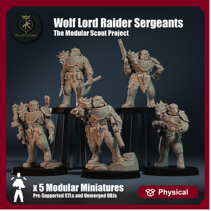 Modular Scout Wolf Lord Sergeants