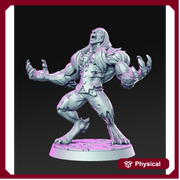 Werewolf | 28mm and 32mm Scale | Werewolf Miniature | Dungeons and Dragons Miniatures Lycan | Pathfinder Miniatures | Figurine | DnD Mini | - Only-Games