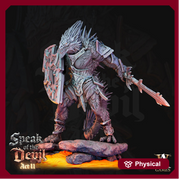 Barbed Devil Resin Miniature/ Dragonborn PC | 28mm,32mm Scale /Large 50mm, Huge 65mm BASE Sizes | Nine Hells | Demon | Dungeons and Dragons| - Only-Games