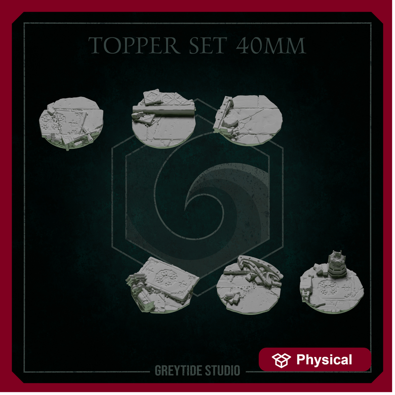 topper set gothic city ruins 40mm