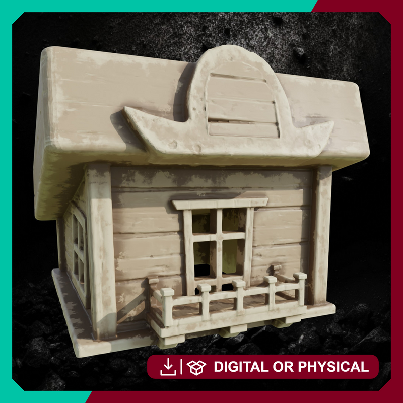 Wooden Workshop - Fantasy Building STL, DnD & Wargaming Terrain