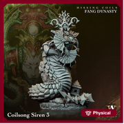 Naga Guardian, Halfblood Yuan-ti | 28mm, 32mm,54mm,75mm,100mm Scales | Dungeons and Dragons 5e figure | Pathfinder | Archvillain Games - Only-Games
