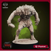 Bugbear Fighter Warrior Barbarian Mace | Scales 28mm,32mm,54mm, 75mm | Megaboss | Dungeons and Dragons |Pathfinder | Mammoth Factory - Only-Games
