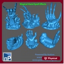 Magical Hands Spell Effects
