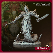 Yuan-ti Halfblood  Malison D&D 5e | 28mm, 32mm,54mm,75mm,100mm Scales | Dungeons and Dragons 5e figure | Pathfinder | Archvillain Games - Only-Games