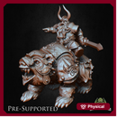 WarBear Dwarf Mount [32mm Scale] Dwarf Knight Fighter