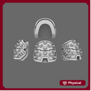 Space Knights V4 Savage Studded Shoulder Pads Type C