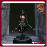 Female Rogue with Daggers, PaintedOrNot Original Design Unpainted Mini | 5 Sizes /Scales - Only-Games
